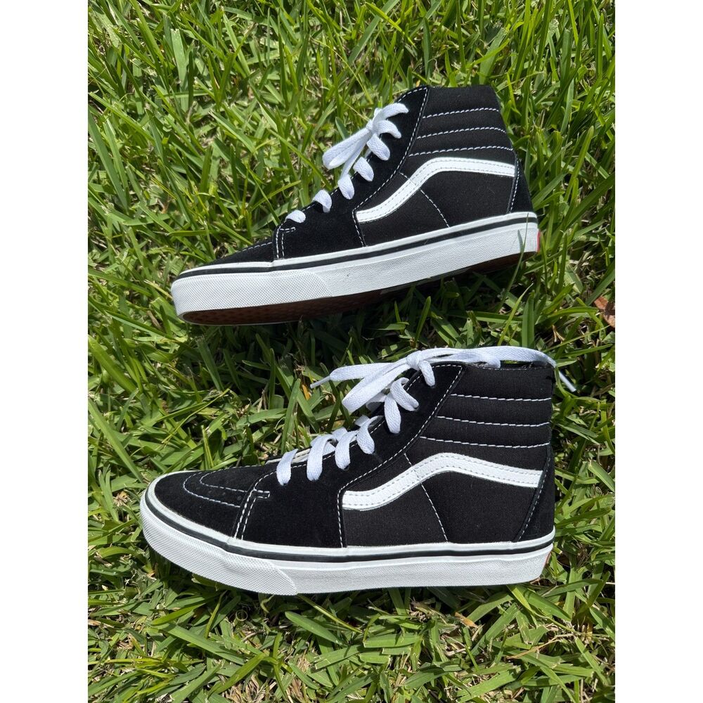 VANS Black Sk8-Hi Sneakers Juniors Size 4.5